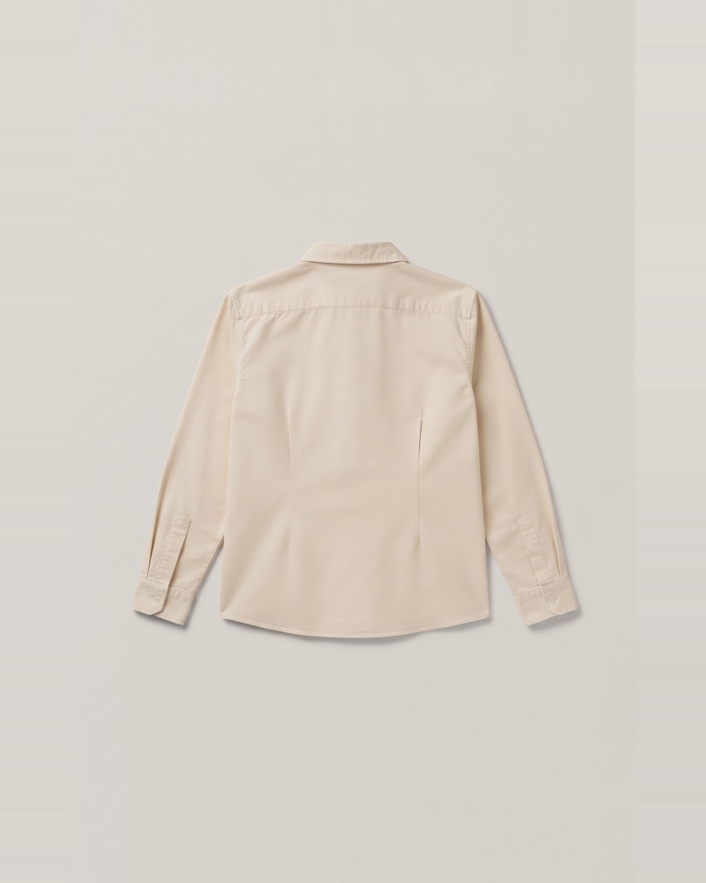 Oxford Pocket Shirt in Oat, back view